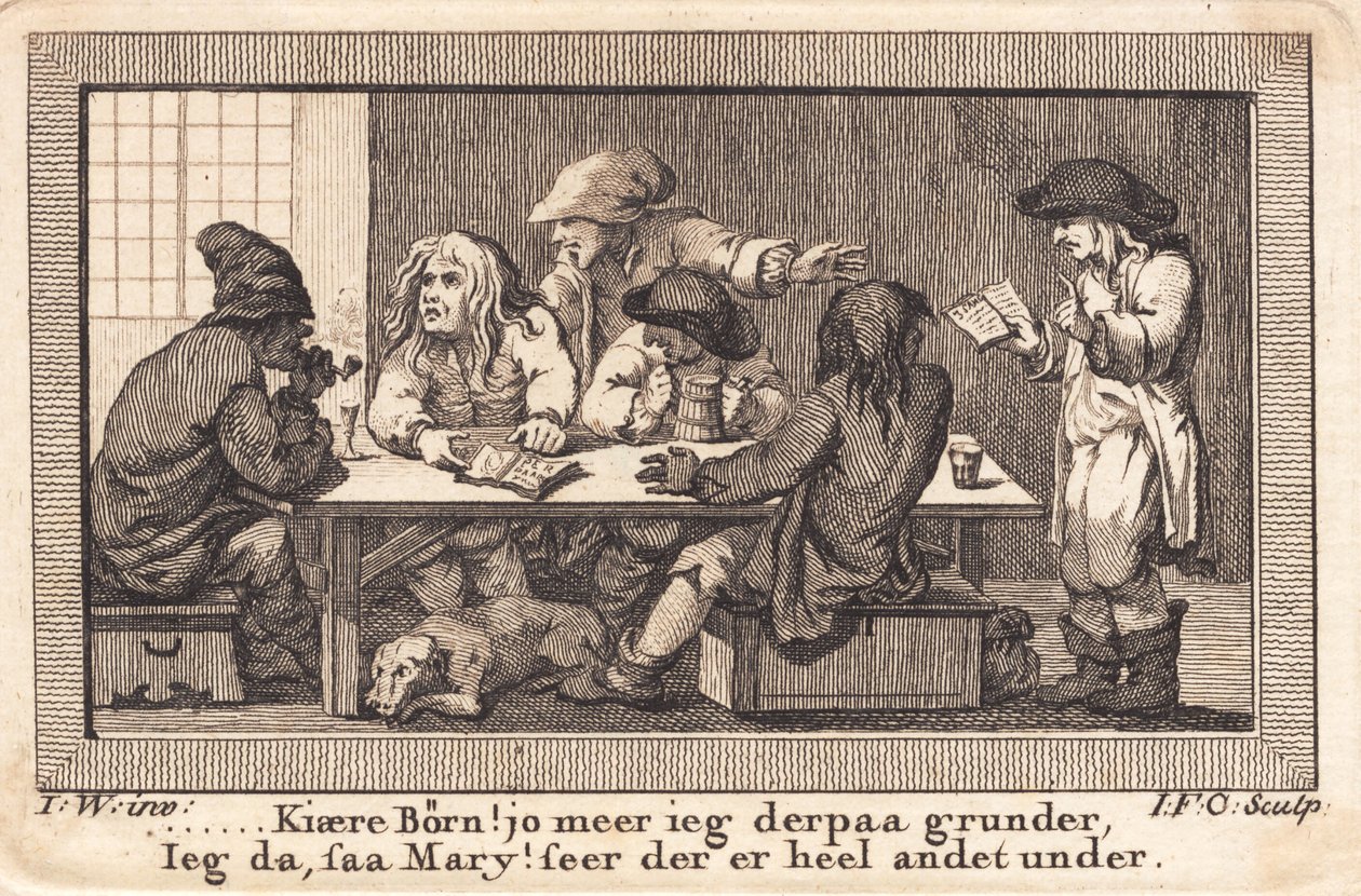 Peder Paarin runo arvostellaan majatalossa kolmella peuralla tekijältä J.F. Clemens