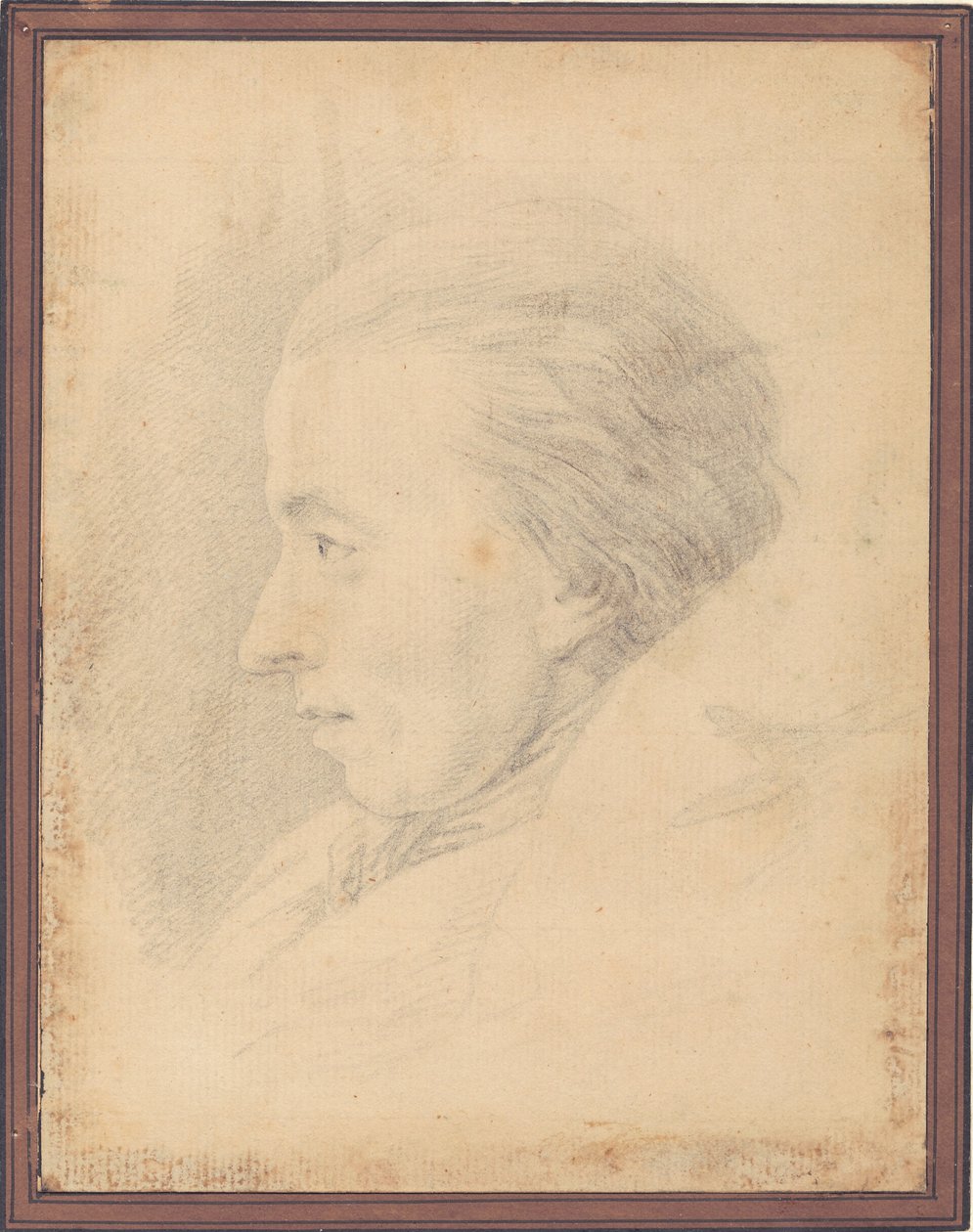Runoilija Johannes Ewaldin (1743-81) muotokuva tekijältä J.F. Clemens