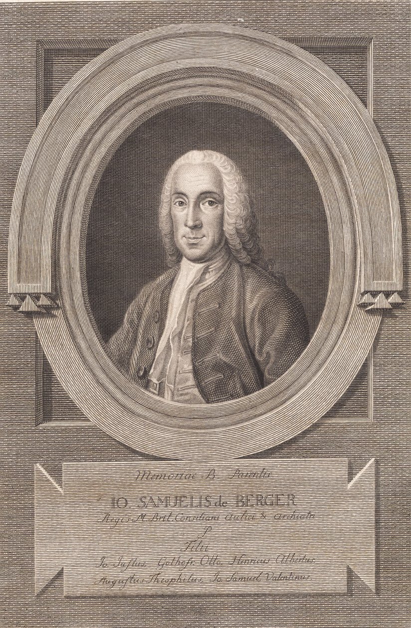 Lääkäri Johann Samuel von Bergerin muotokuva tekijältä J.F. Clemens