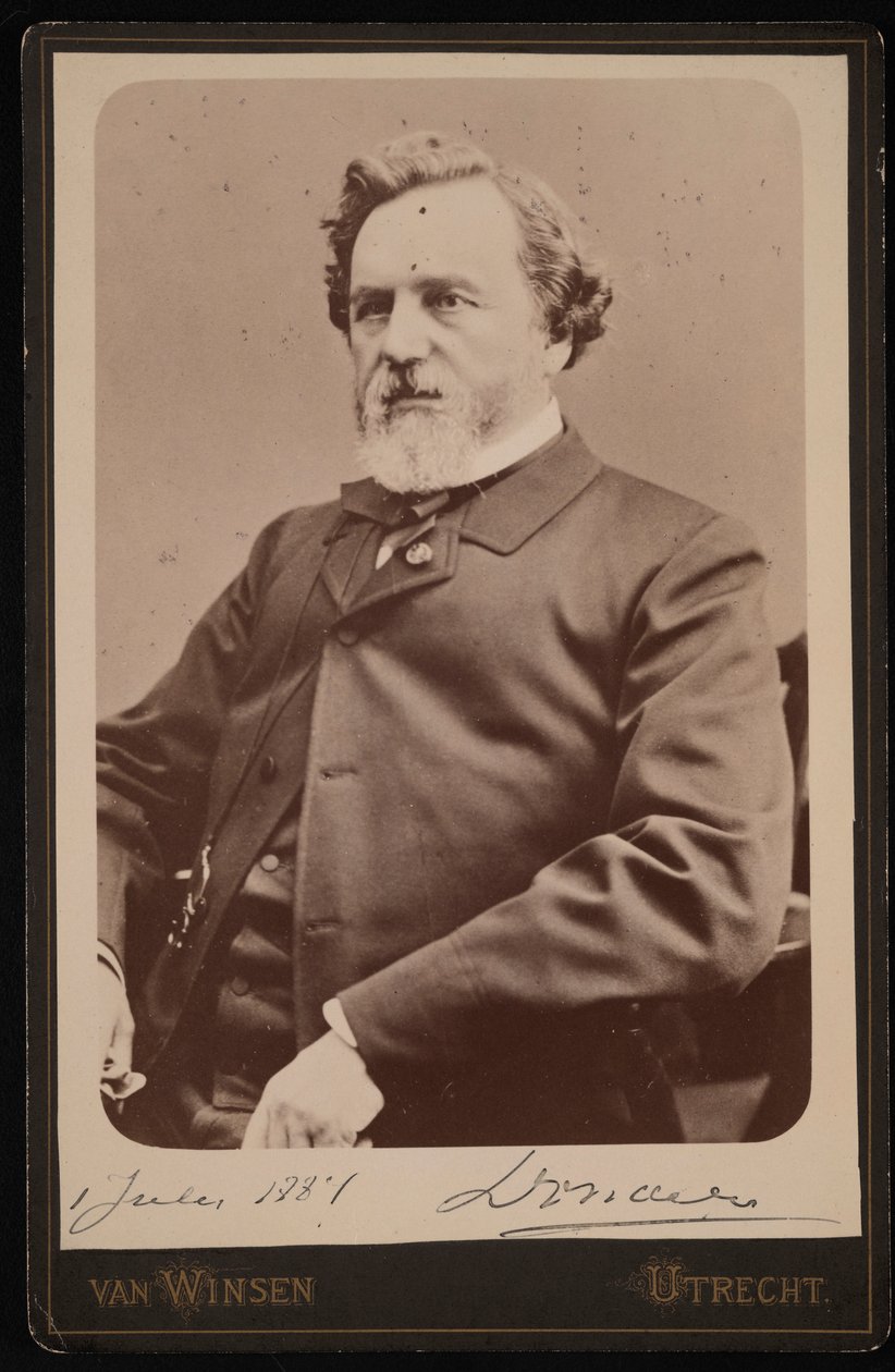 Franciscus Cornelius Dondersin muotokuva 1818-1889, 1.7.1884. tekijältä JJA Van Winsen