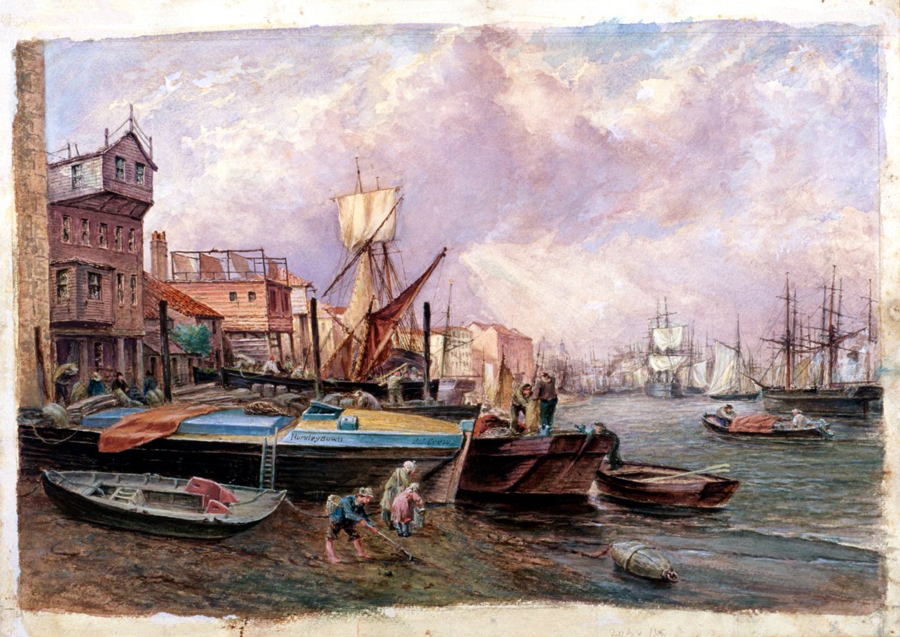 Horsleydown, Bermondsey, Lontoo, 1850 tekijältä JJ Crew