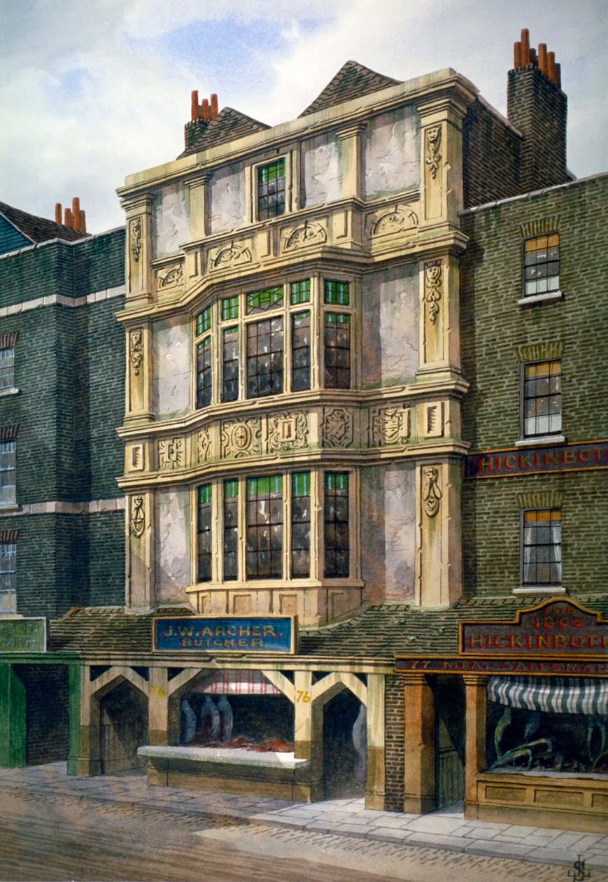 76 Aldgate High Street, Lontoo, c1860 tekijältä JL Stewart