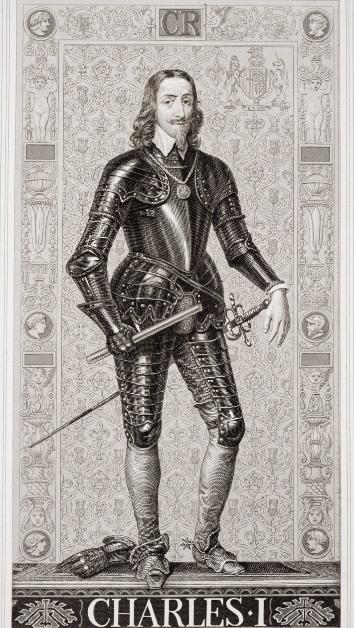 Charles I (1600-49) Englannin ja Skotlannin historian kuvituksista, osa I tekijältä J.L. Williams
