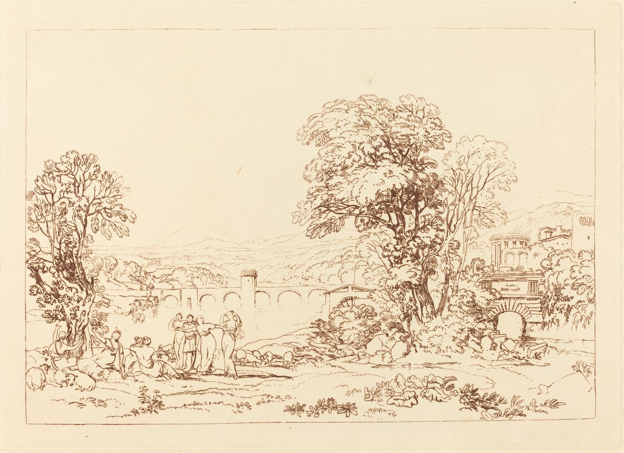 Apuleia etsimässä Apuleiusta. tekijältä Joseph Mallord William Turner