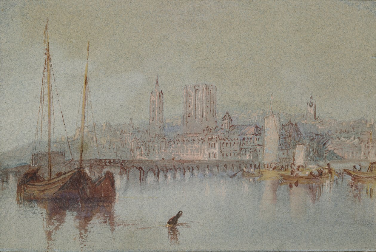 Beaugency, c1830 tekijältä Joseph Mallord William Turner