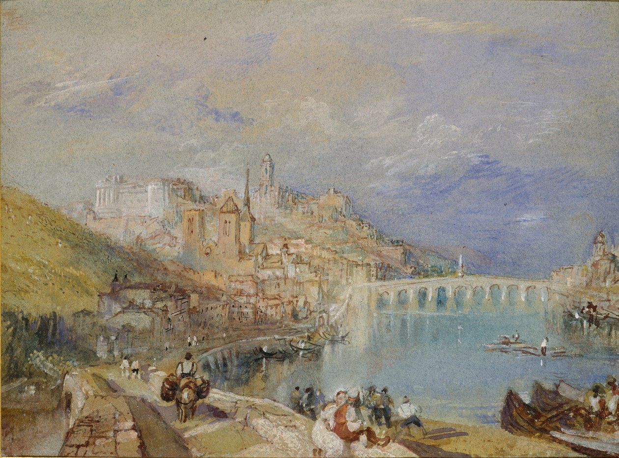 Blois, 1830 tekijältä Joseph Mallord William Turner