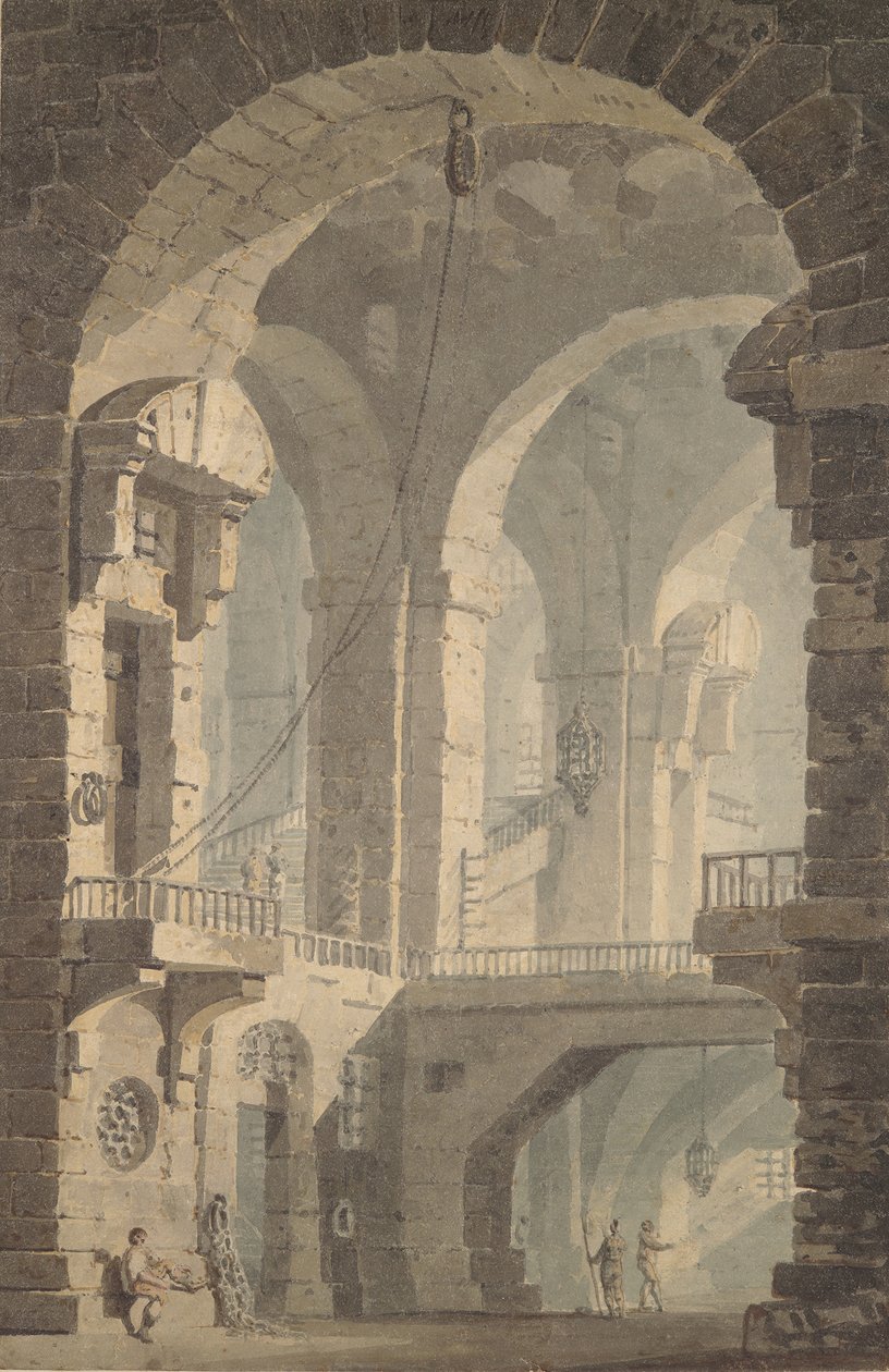 Dark Prison Dark Prison, 1790-1799. tekijältä Joseph Mallord William Turner