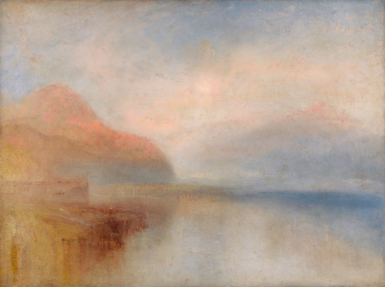 Inverary Pier, Loch Fyne: Aamu, n. 1845. tekijältä Joseph Mallord William Turner