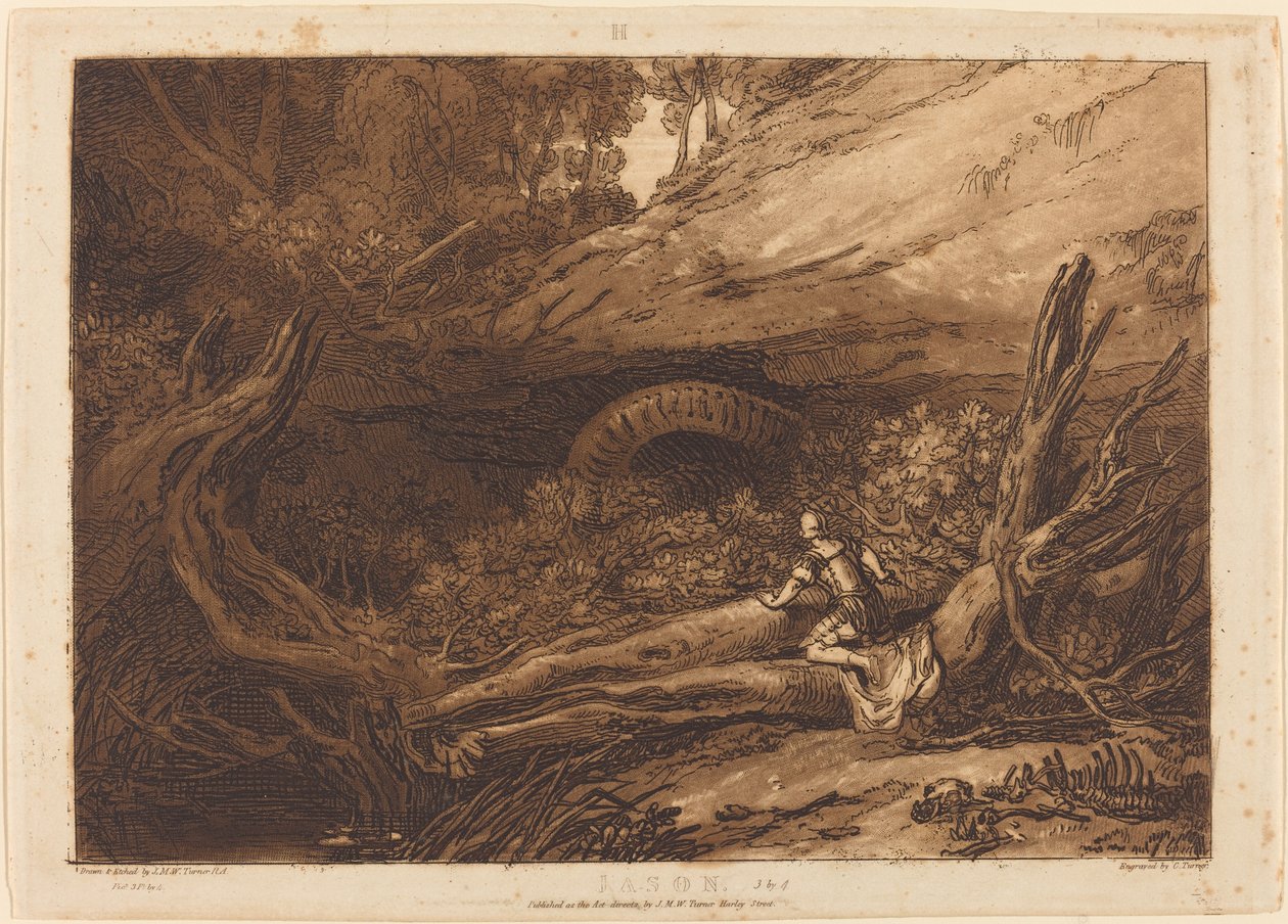 Jason, julkaistu 1807. tekijältä Joseph Mallord William Turner