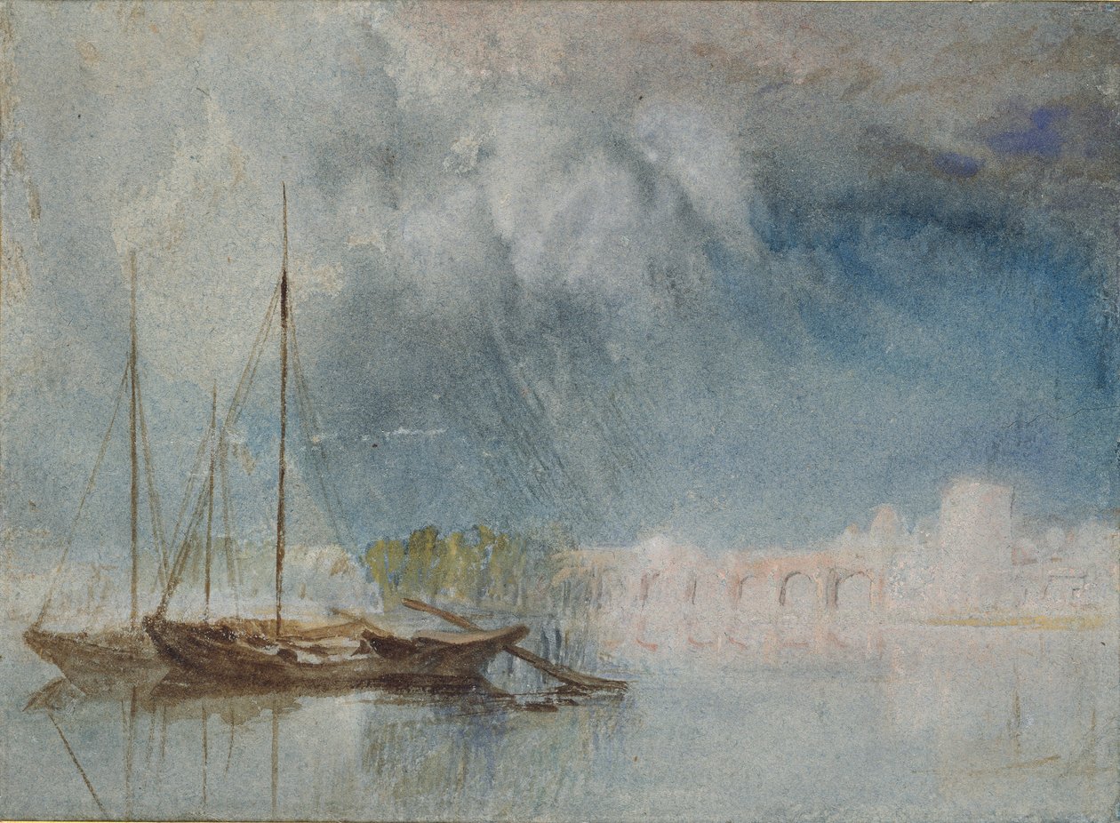 Nantes: Pirmil Bridge, c1830 tekijältä Joseph Mallord William Turner