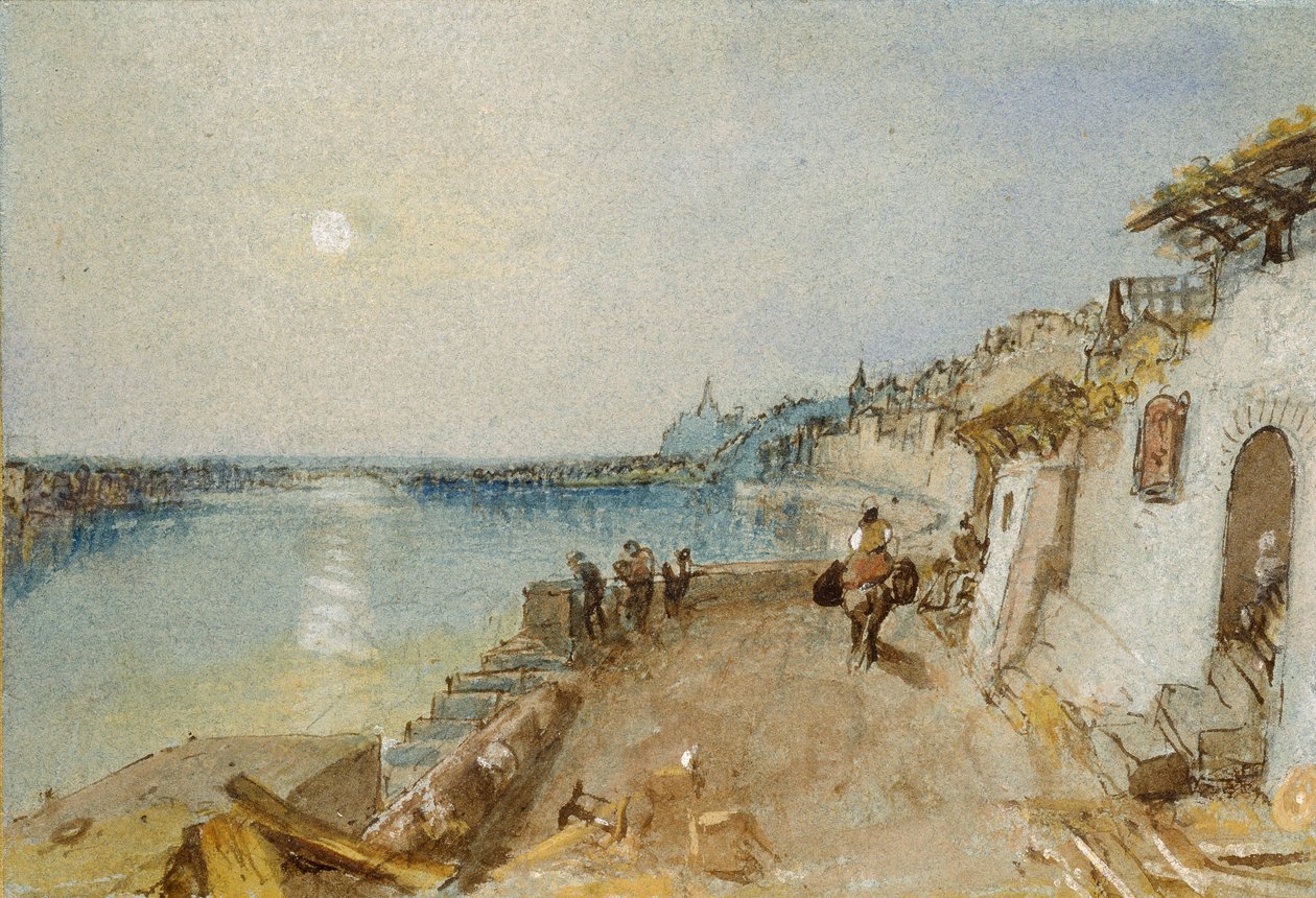 Rietz, lähellä Saumuria, vuodelta 1830 tekijältä Joseph Mallord William Turner