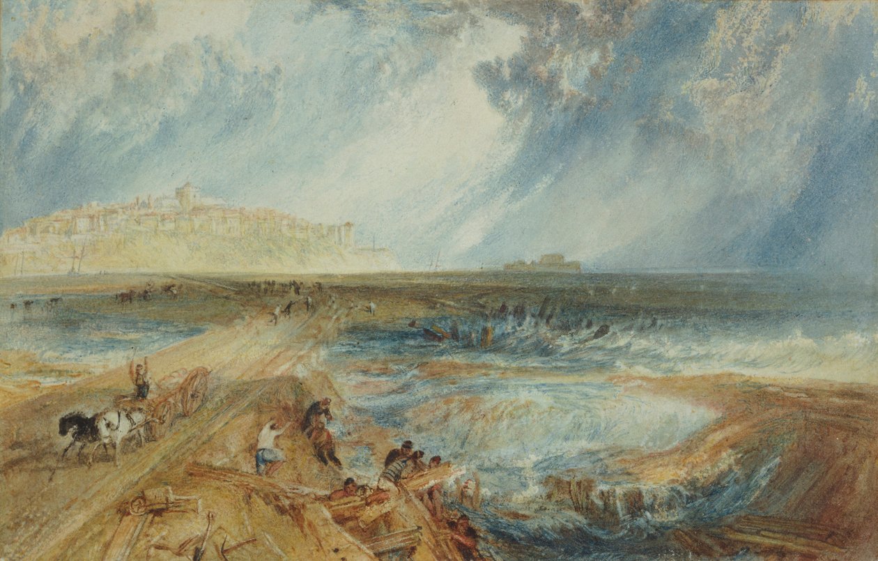 "Rye, Sussex", 1824 tekijältä Joseph Mallord William Turner