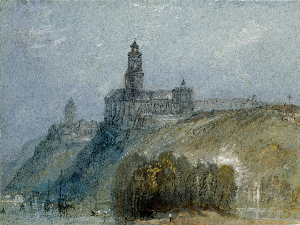 Saint-Florent-le-Vieil, 1826-1830 tekijältä Joseph Mallord William Turner