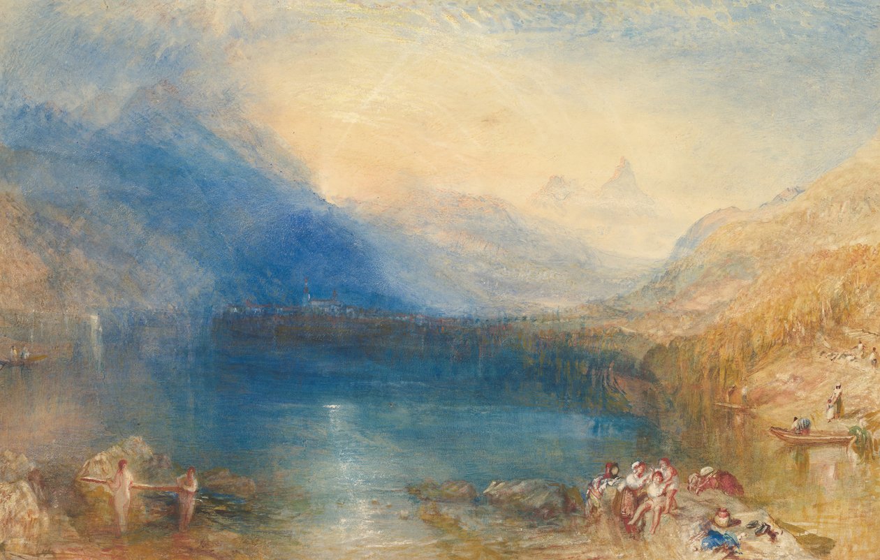 Zugin järvi, 1843. tekijältä Joseph Mallord William Turner