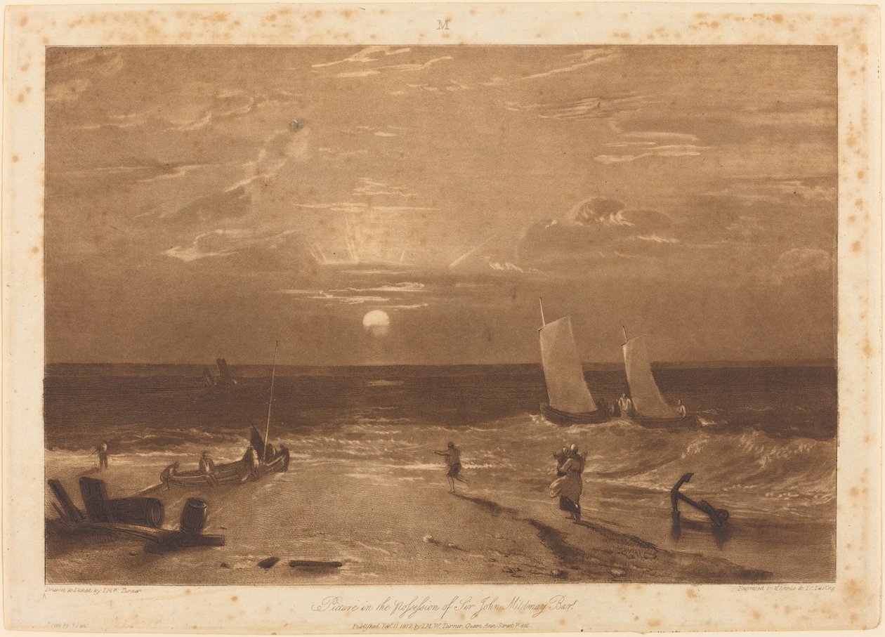 The Mildmay Sea-Piece, julkaistu 1812. tekijältä Joseph Mallord William Turner