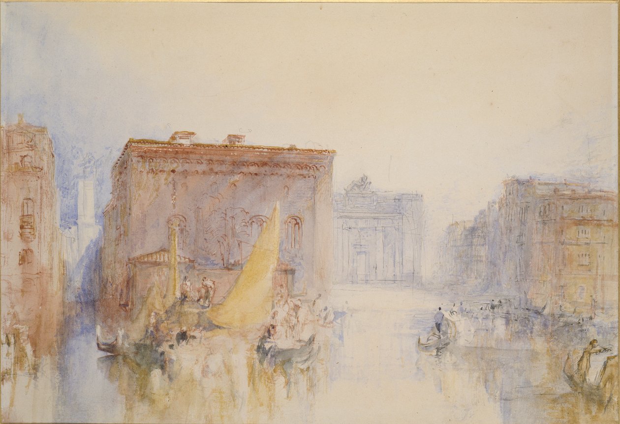 Venetsia: Accademia, 1840 tekijältä Joseph Mallord William Turner