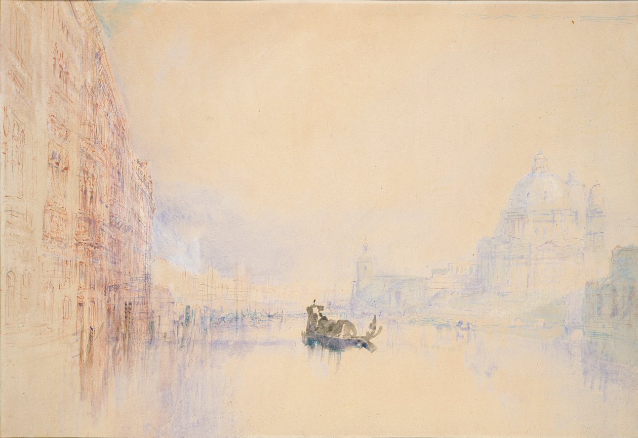 Venetsia: Canal Grande, 1840 tekijältä Joseph Mallord William Turner