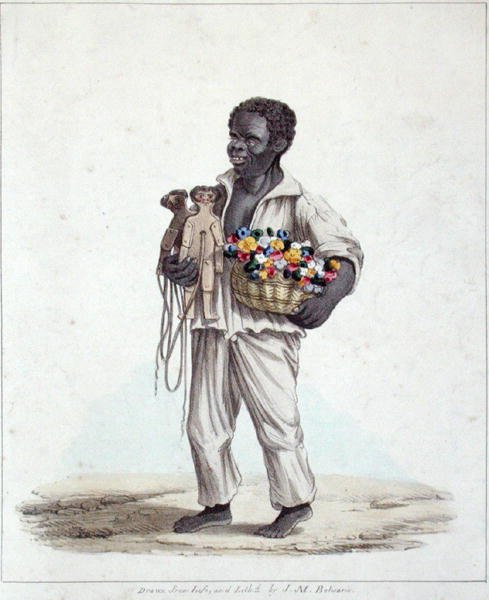 Nukkemyyjä Carnivalissa, Kingston, Jamaika tekijältä J.M. Belisario