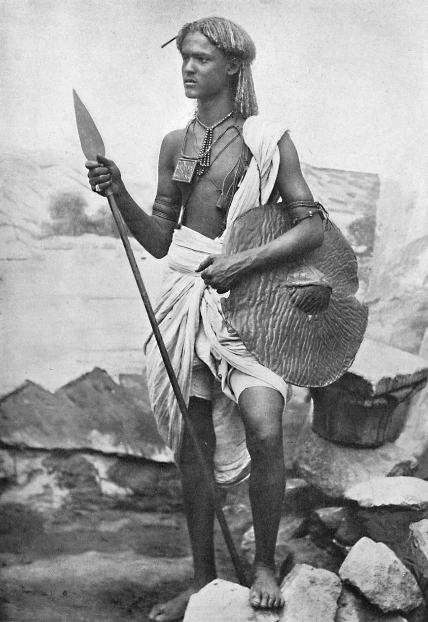 Bishari Hamite, Nubian autiomaa, Niilin ja Punaisenmeren välissä, 1912 tekijältä JP Sebach
