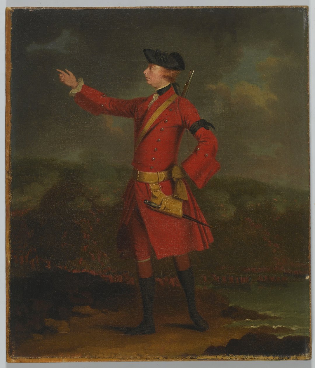 Kenraali Wolfen muotokuva (1727-59) tekijältä J.S.C. Schaak