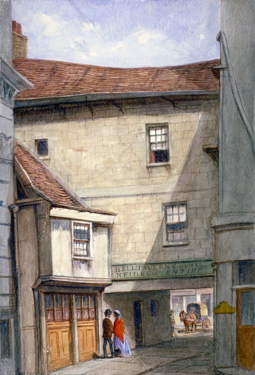 Bell Tavern, Addle Hill, Lontoo, 1868 tekijältä JT Wilson
