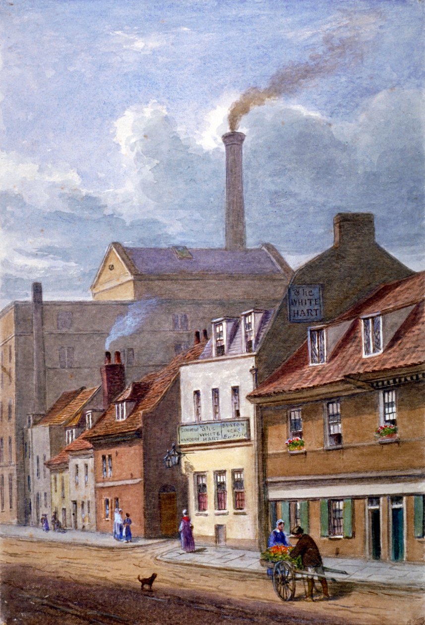 The White Hart Inn, High Street, Shadwell, Lontoo, 1865 tekijältä JT Wilson