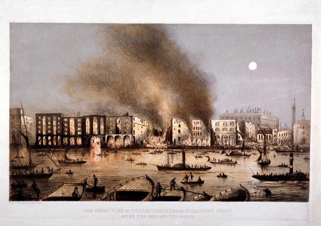 Tooley Street, Bermondsey, Lontoo, 1861 tekijältä JW Anderson