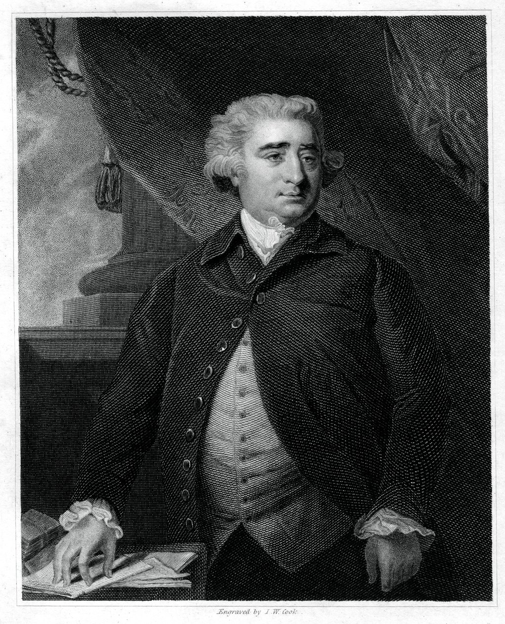 Charles James Fox, brittiläinen Whig-poliitikko, 1833. tekijältä J.W. Cook
