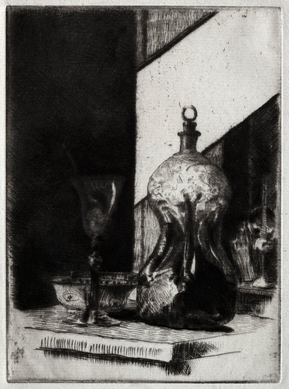 Hollantilainen snapsi, 1885-1893. tekijältä J. Alden Weir
