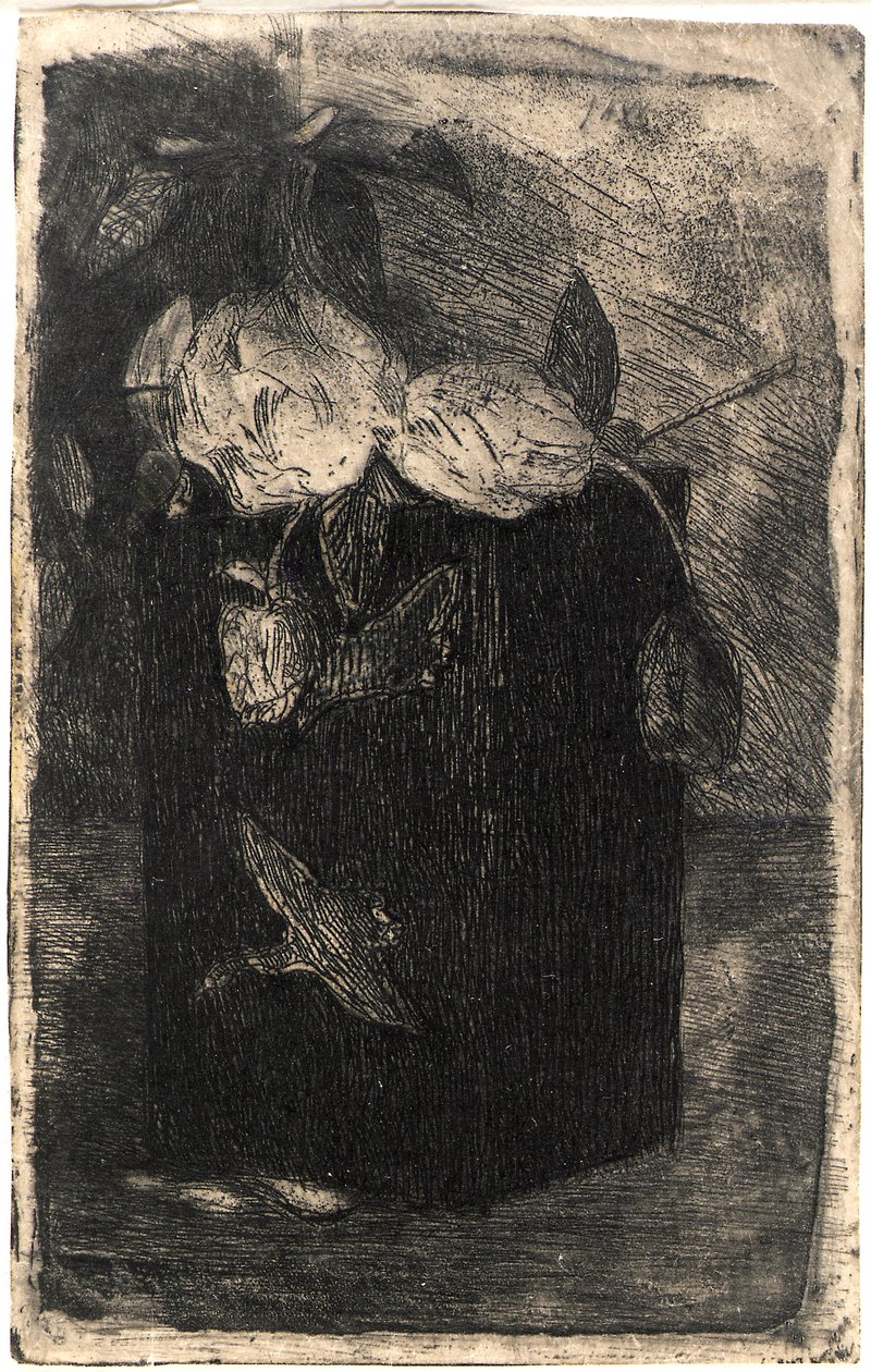 Kukkia japanilaisessa purkissa tekijältä J. Alden Weir