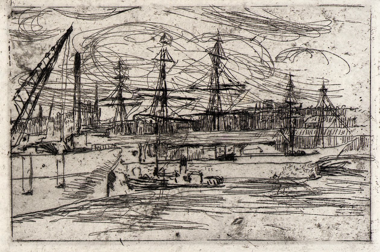 Liverpoolin satamat tekijältä J. Alden Weir