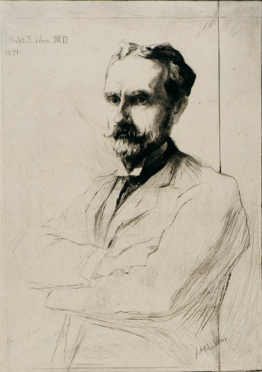 Tohtori Robert F. Weirin muotokuva tekijältä J. Alden Weir