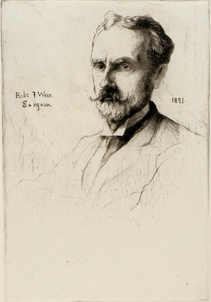 Tohtori Robert F. Weirin muotokuva tekijältä J. Alden Weir