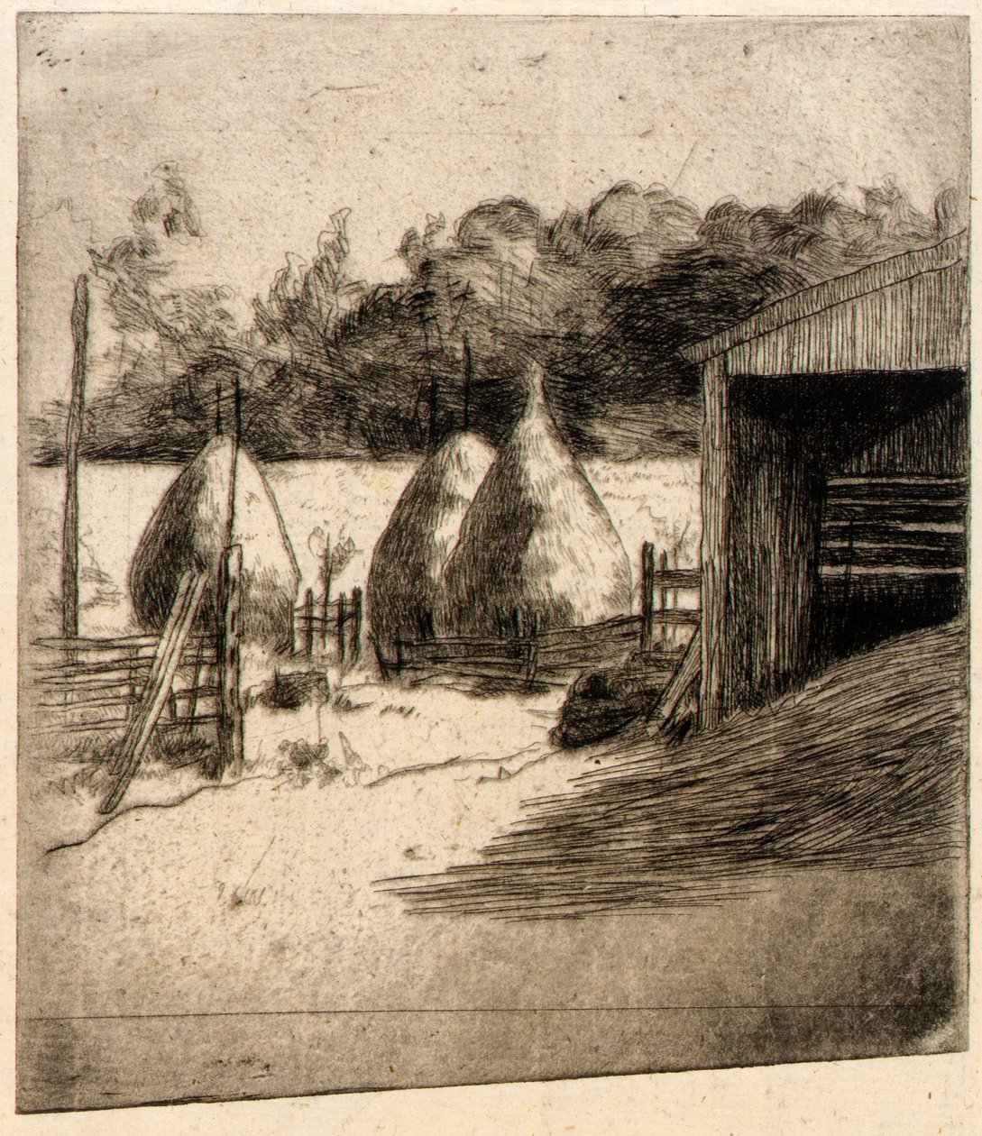 Heinäpinot tekijältä J. Alden Weir