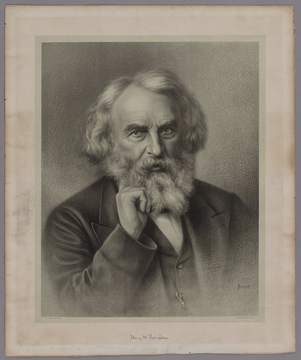 Henry Wadsworth Longfellow, 1875. tekijältä J. Baker