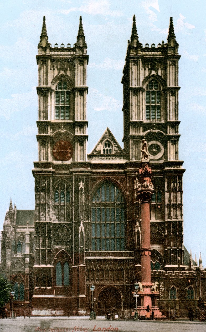 Westminster Abbey, Lontoo, 1900-luvun alku. tekijältä J. Beagles and Co.