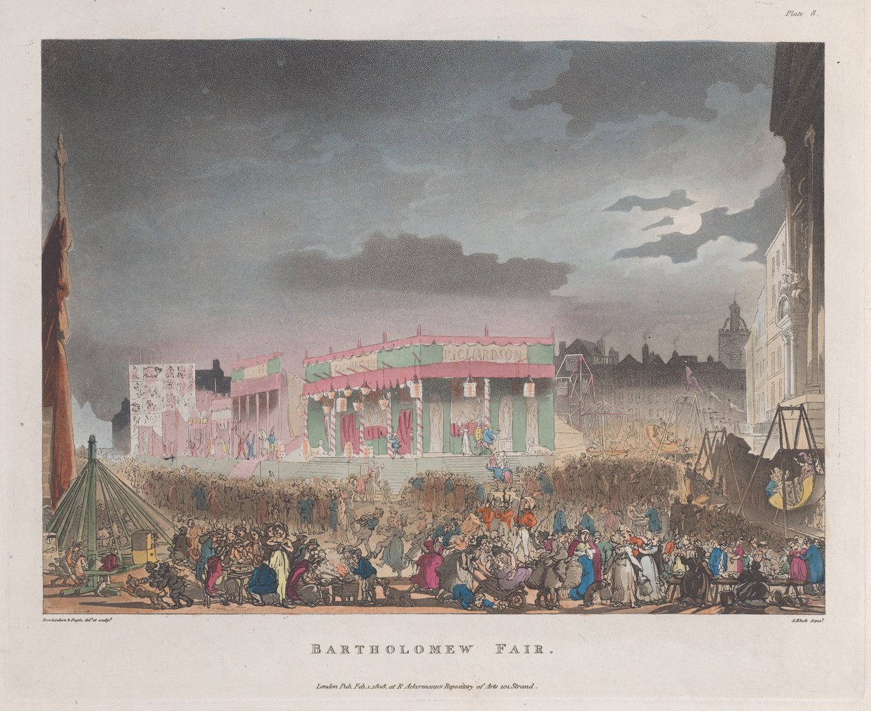 Bartholomew-messut, 1. helmikuuta 1808, 1. helmikuuta 1808. tekijältä J. Bluck