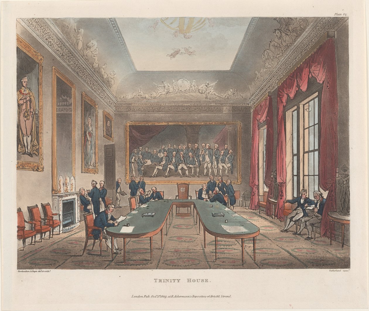 Trinity House, 1. lokakuuta 1809, 1. lokakuuta 1809. tekijältä J. Bluck
