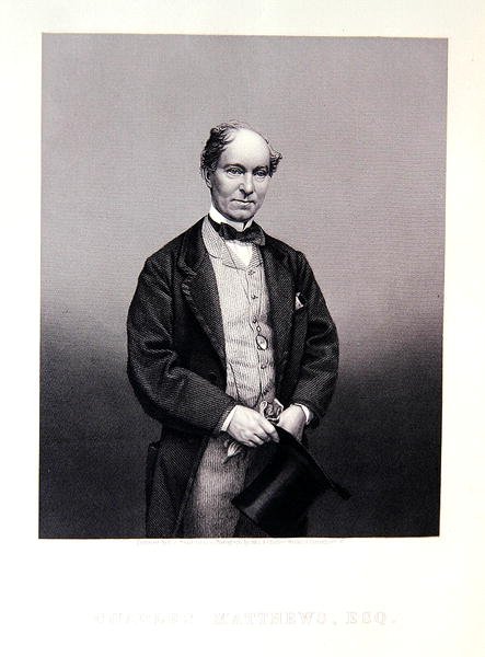 Charles Matthews, teoksesta "The Drawing-Room Portrait Gallery of Eminent Personages" (Merkittävien henkilöiden muotokuvagalleria) tekijältä J. and C. (after) Watkins