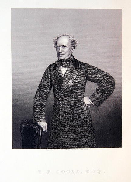 Thomas Potter Cooke, teoksesta "The Drawing-Room Portrait Gallery of Emminent Personages" (Merkittävien henkilöiden muotokuvagalleria piirustussalissa) tekijältä J. and C. (after) Watkins