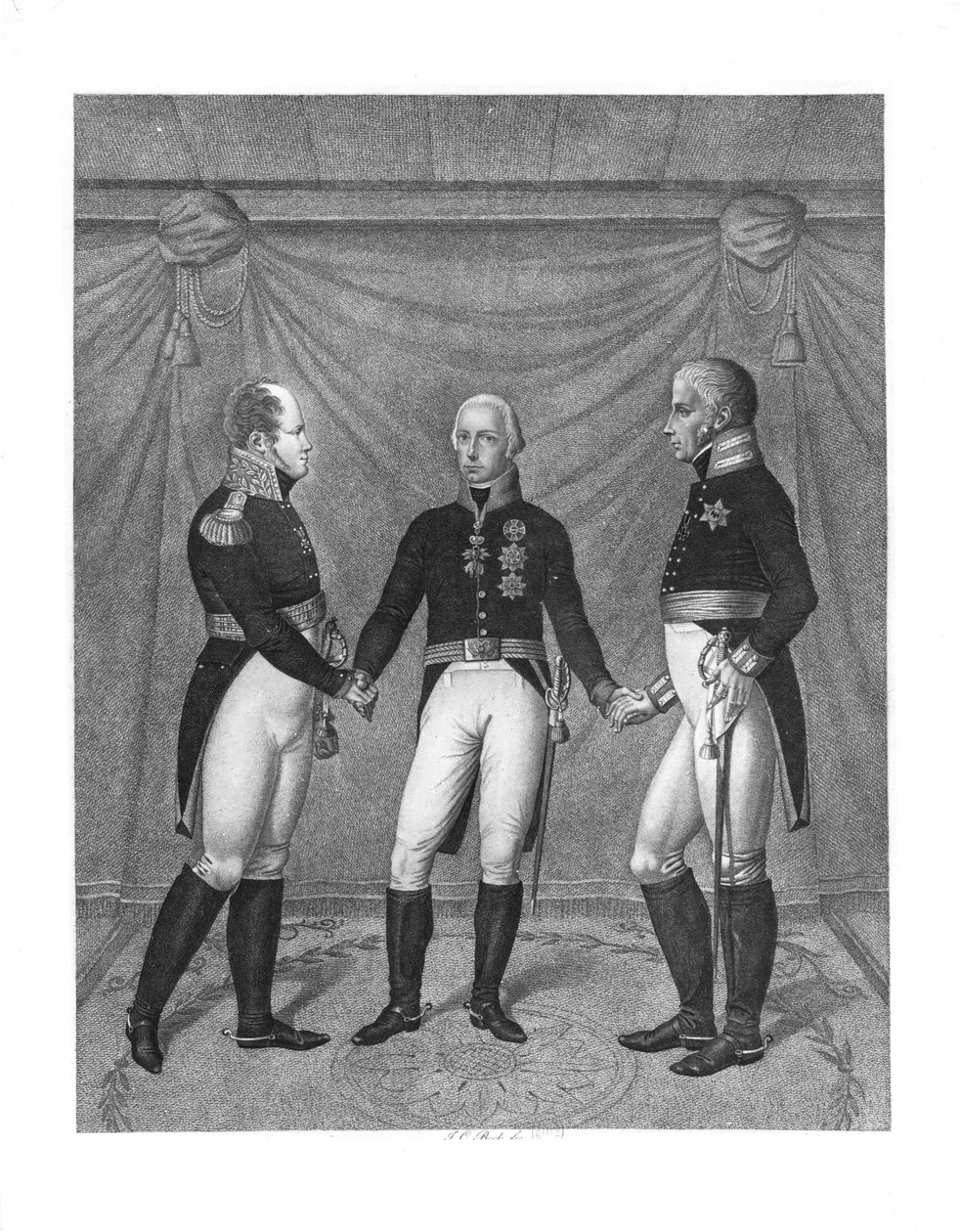 Pyhä liitto, 1815 tekijältä J. C. Bock