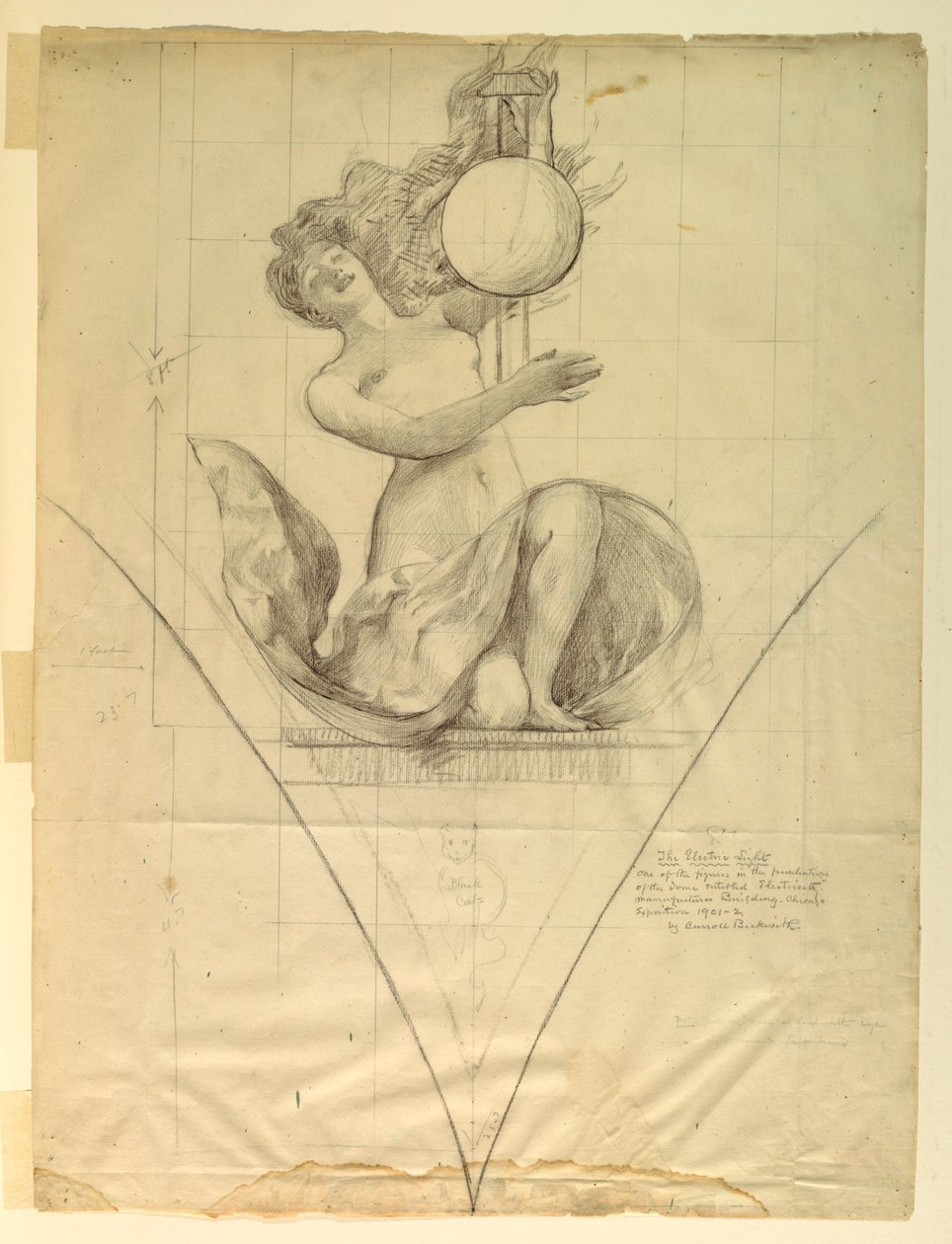 Electric Light, Study for Manufactures and Liberal Arts Building, World