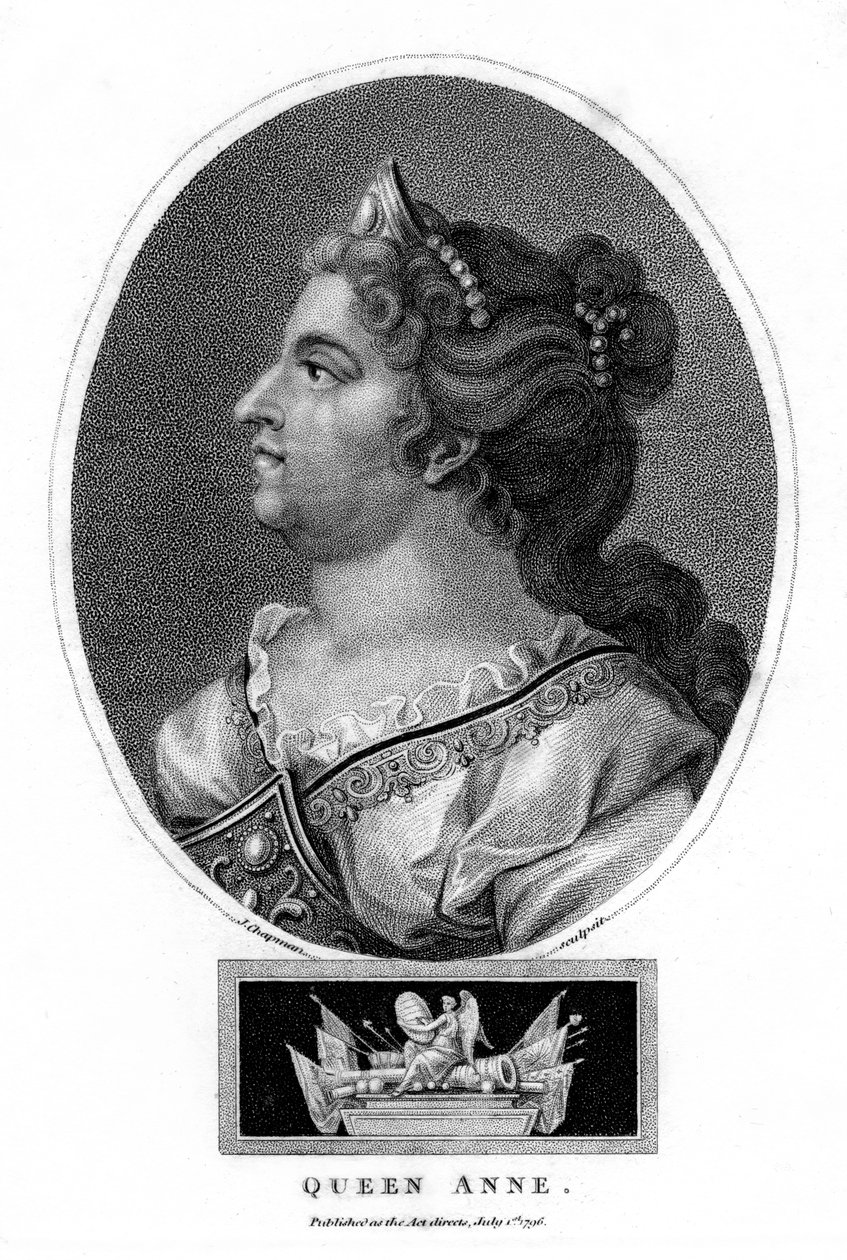 Ison-Britannian Anne, 1796. tekijältä J. Chapman