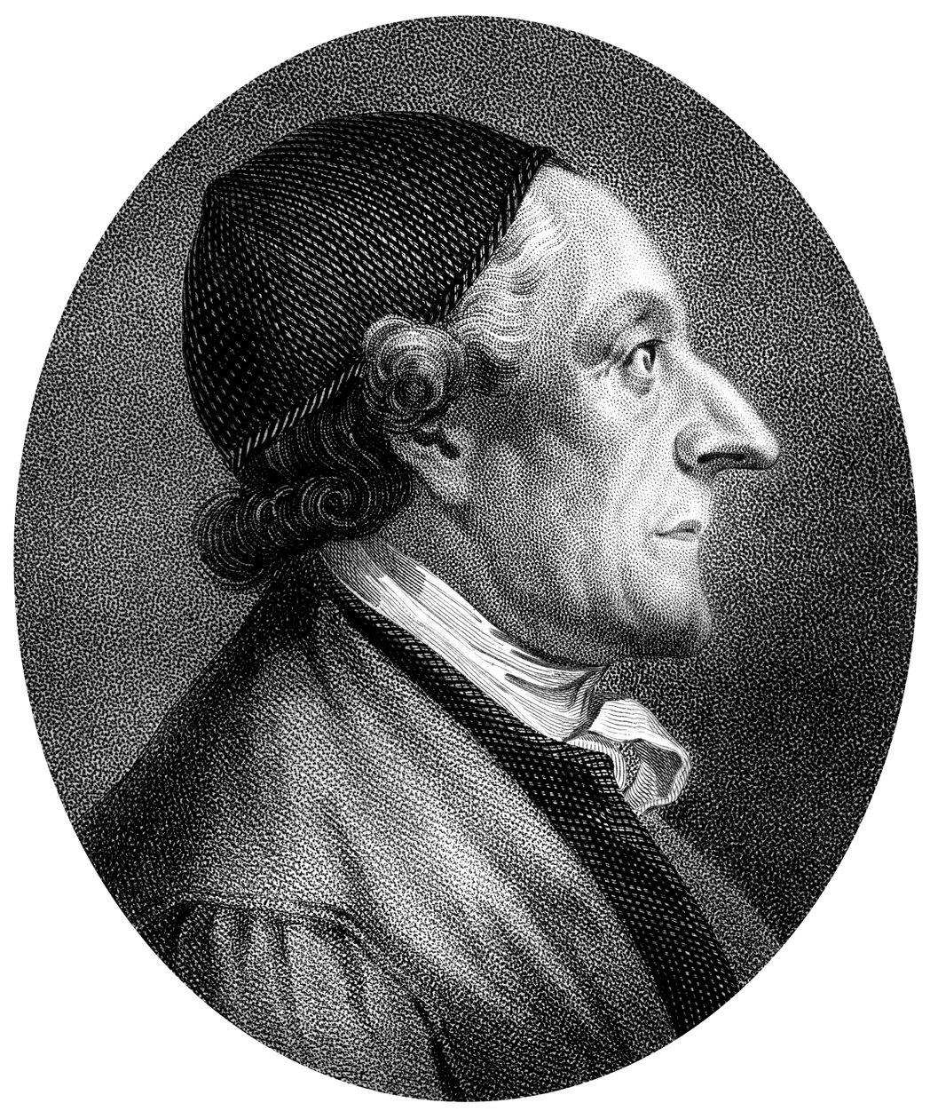Johann Kaspar Lavater, sveitsiläinen fysiognomisti ja teologi, 1813. tekijältä J. Chapman