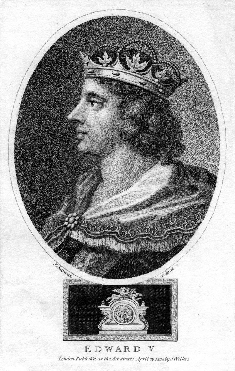 Englannin kuningas Edward V, 1804. tekijältä J. Chapman