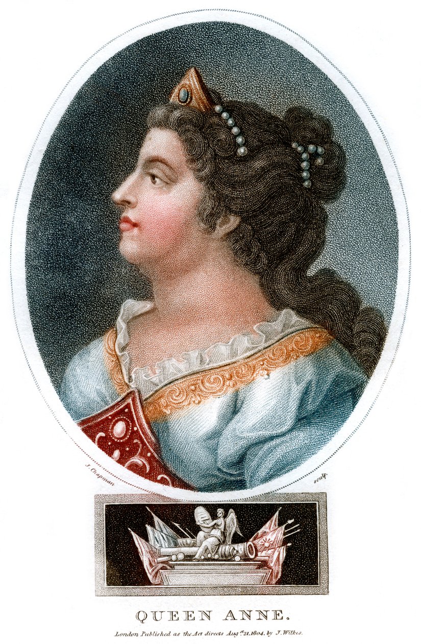 Kuningatar Anna 1665-1714, 1804. tekijältä J. Chapman