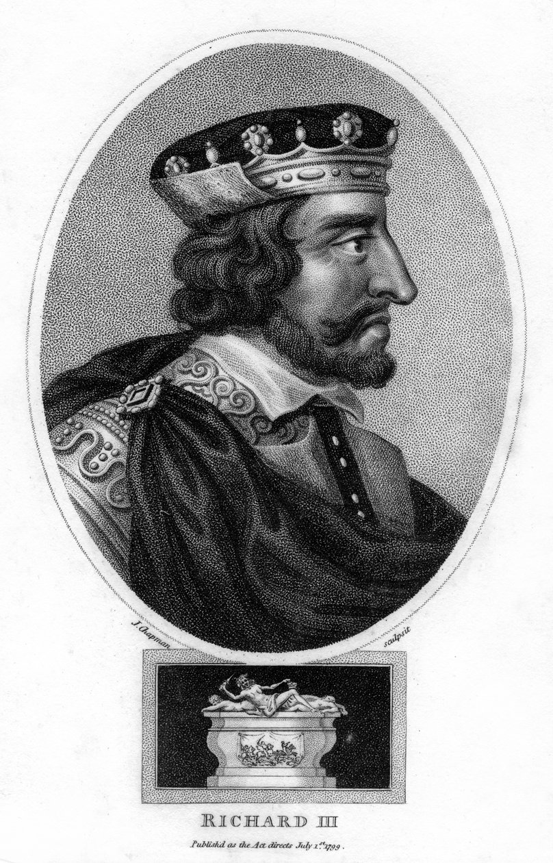Richard III Englannista, 1799. tekijältä J. Chapman