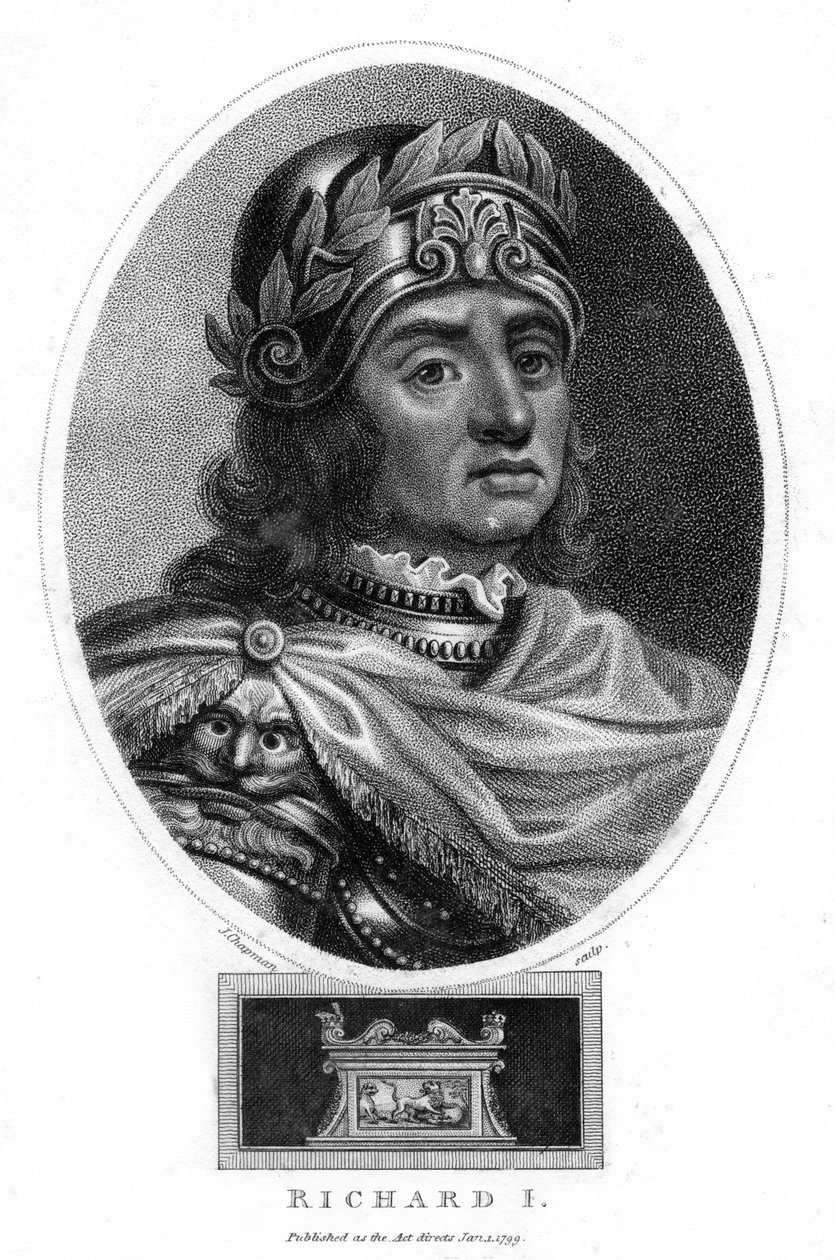 Richard I Englannin kuningas, 1799. tekijältä J. Chapman
