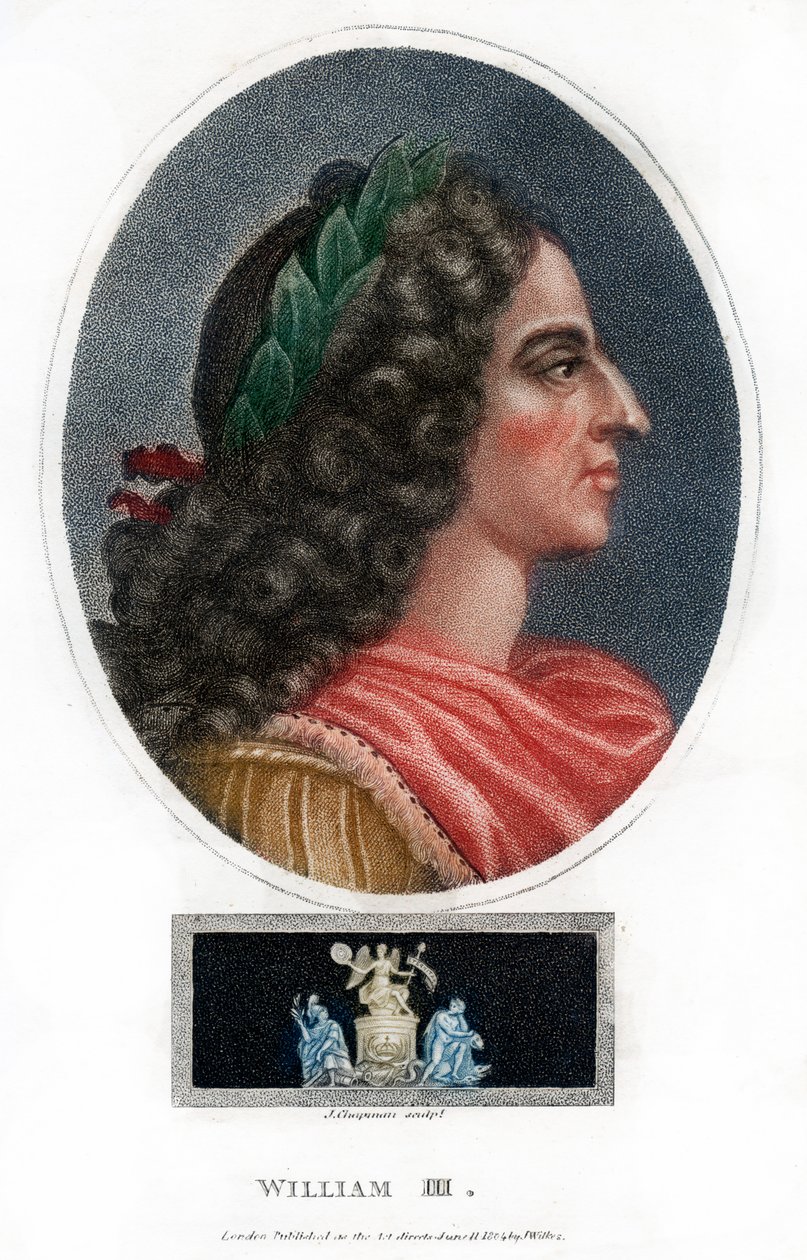William III, Englannin, Skotlannin ja Irlannin kuningas, 1804. tekijältä J. Chapman