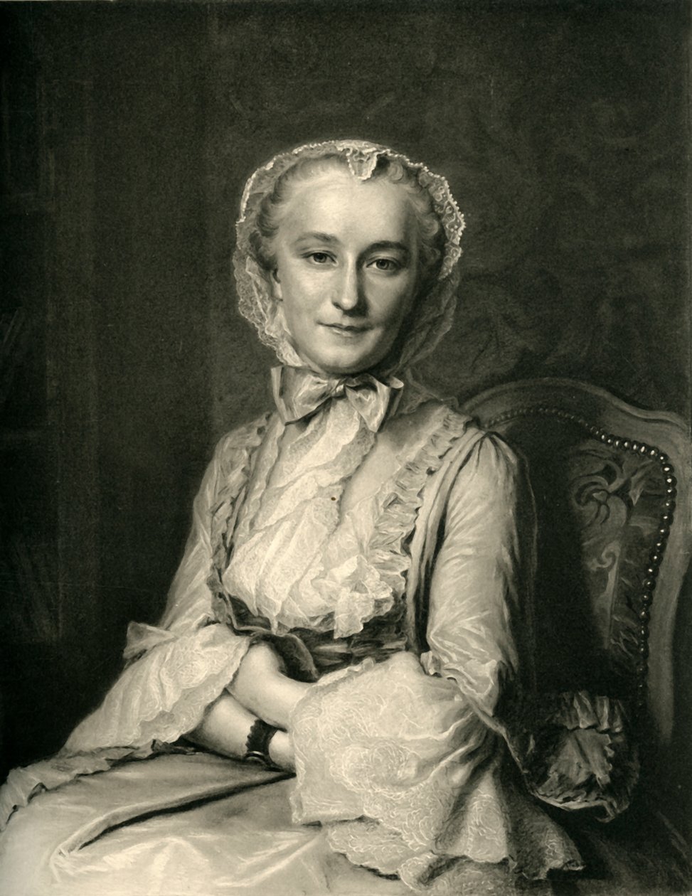 "Mademoiselle Sallén muotokuva", 1750-luku, 1908. tekijältä J Chauvet